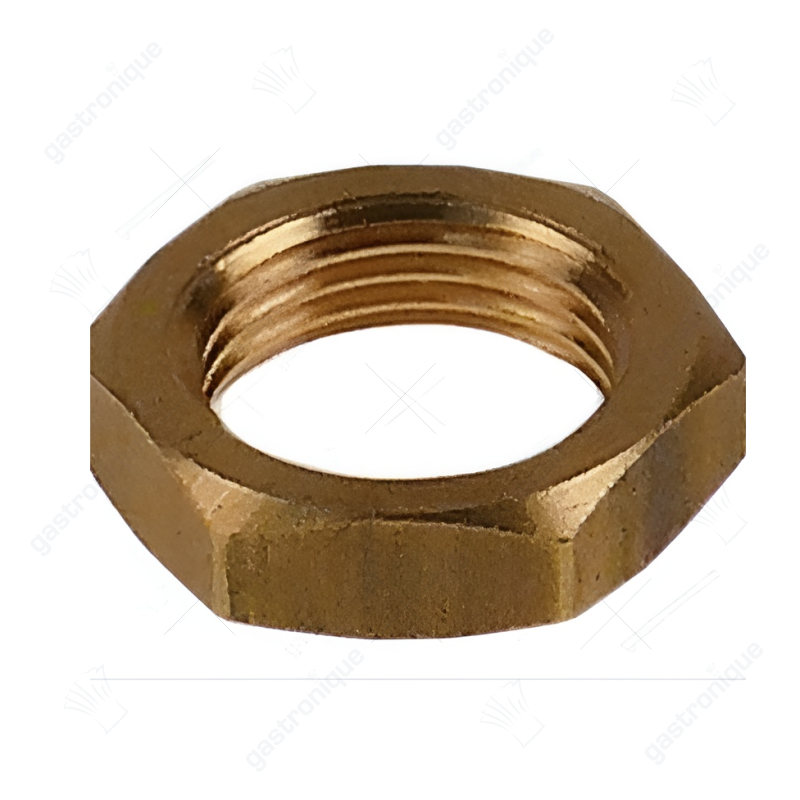 moer draad 3/8" H 6mm koper SB 22 vpe 1stuk - Image 1